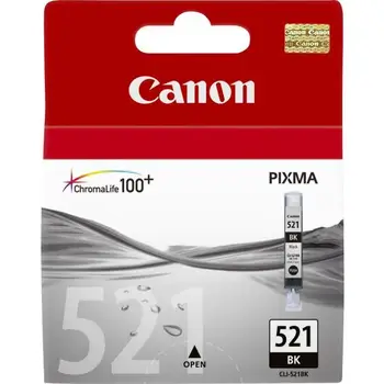 

CLI-521BK black cartridge for MP540 9ML