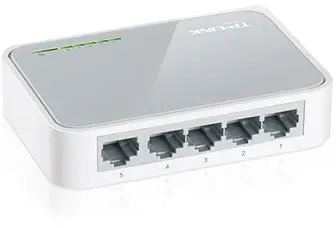 

Desktop Switch 5 ports RJ45 10/100Mbps TL-SF1005D