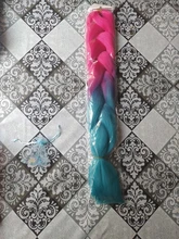 Dream Like Jumbo-extensiones de pelo sintético Kanekalone, fibra resistente al calor, 24 pulgadas, puro/Color degradado pelo trenzado sintético, venta al por mayor