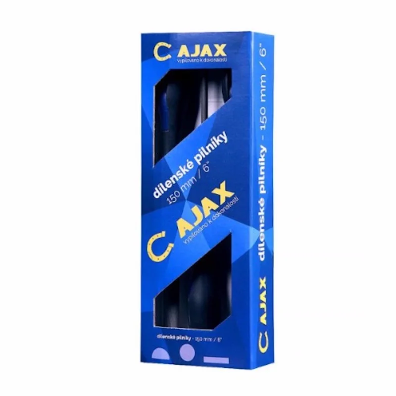 Набор из 3-х напильников L=250мм AJAX ERGO 286203932525
