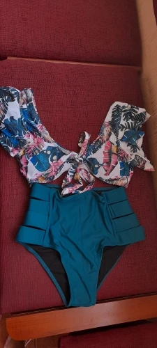 Floral Ruffled Hem Bikini Set Women Flora V Neck High Waisted Two Piece Swimsuit 2022 Girl Beach Bathing Suit Swimwear Biquinis|Bikini Set|   - AliExpress