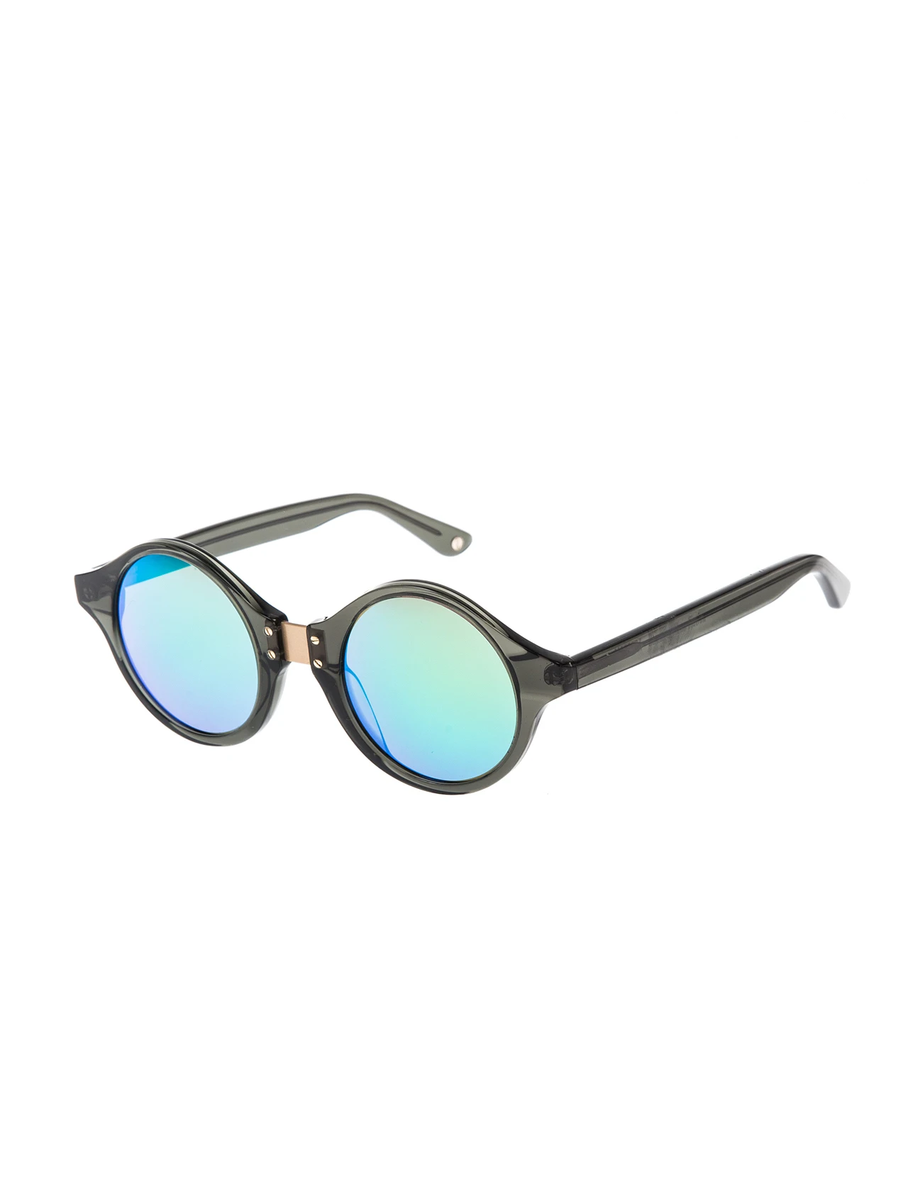 

Unisex sunglasses msd 3153 sgy bone green organic round round 47-22-140 massada