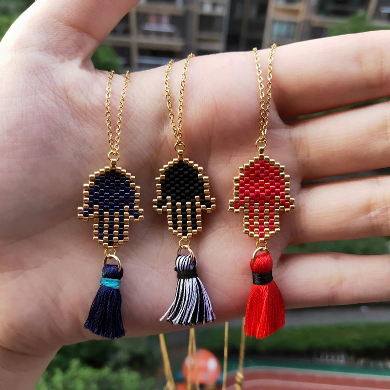 FAIRYWOO панк Пальмовая подвеска кисточка для ожерелья Acero неизбежная Joyeria Mujer в