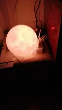 Moon-Lamp Globe Night-Light Bedroom 3d-Print Home-Decor Children Gift Creative Galaxy