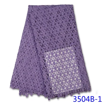 

Tissus Africain Swiss Voile Lace In Switzerland High Quality African Dry Fabric 100% Cotton Lace For Party AMY3504B