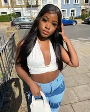 Pelucas de cabello humano con encaje Frontal transparente HD para mujer, prearrancado, 180%, 13x4, peluca recta brasileña, cabello Remy Pizazz