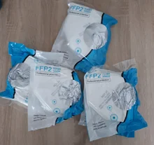 Mascarilla KN95 FFP2 con filtración, máscara facial transpirable, antiniebla, antipolvo, 50 Uds.