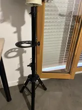 Alileader-soporte para pelucas, trípode para peluca con cabeza de bloque de lienzo, ajustable, kit para hacer peluca, TPins, regalo, 125Cm/60Cm