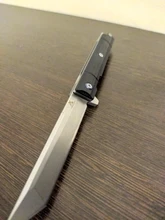 Folding Knife Ball-Bearings G-10-Handle Ceramics Non-Slip DC53 Steel Hunting FORESAIL