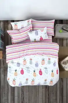 

100 natural Cotton Double Personality Duvet cover set İva Mixrenk