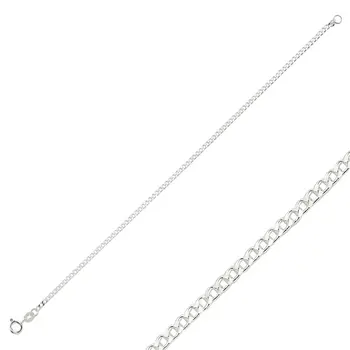 

Angemiel 925 Silver 60 Micron 314cc Chain Bracelet