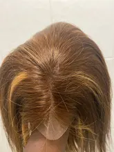 Ishow resaltar Peluca de color marrón pelucas de cabello humano 13X4 13X6x1 Ombre recto peluca con malla frontal destacar frente de encaje pelucas de cabello humano