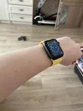 Solo bucle para reloj Apple Watch banda 44mm 40mm iWatch banda 38mm 42mm correa elástica pulsera de silicona Apple watch serie 5/4/3/SE/6/Correa