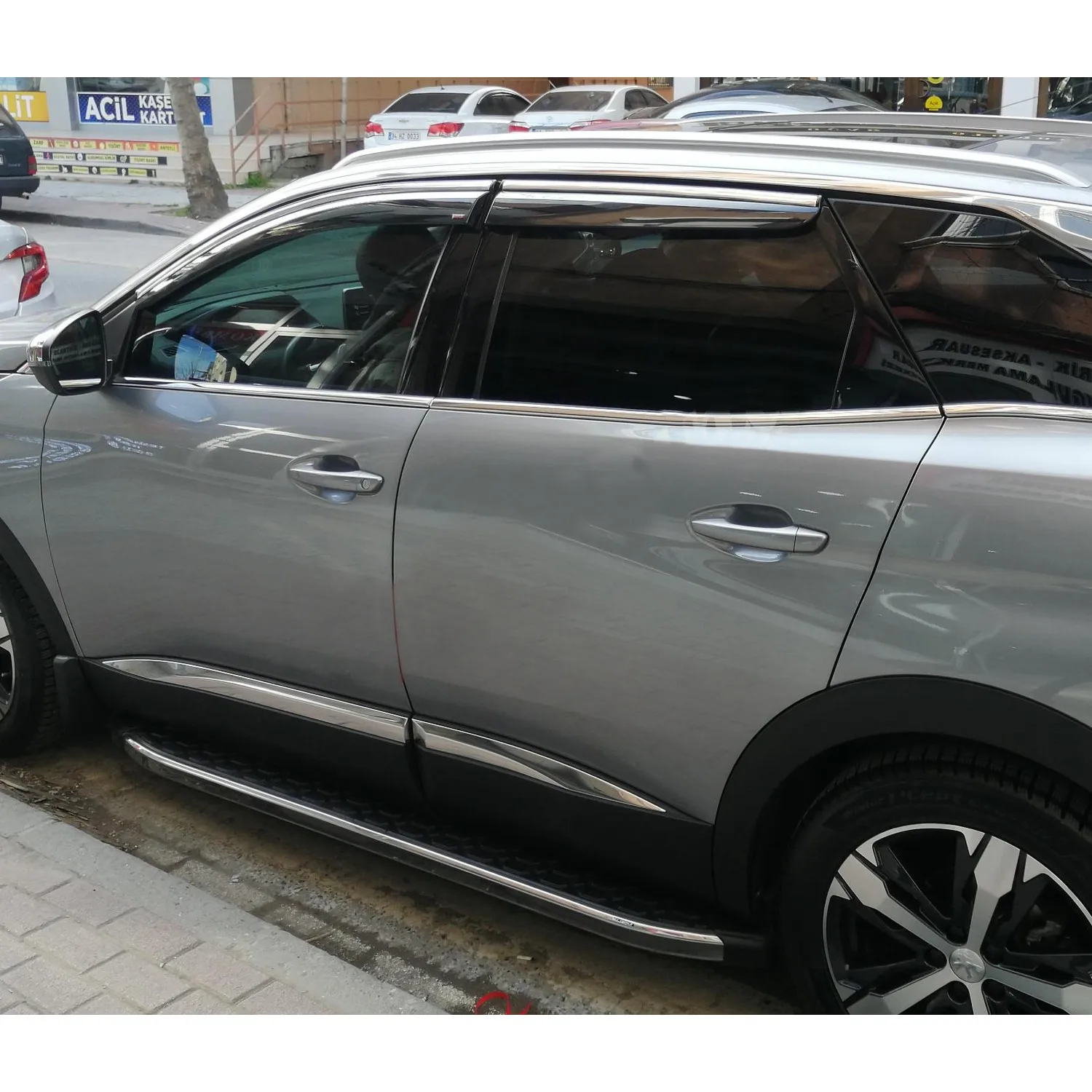 Peugeot 3008 Chrome Wind Deflector 2017 2018 2019