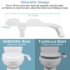 SAMODRA Right/Left Hand Toitet Bidet Sprayer Non-Electric Dual Nozzle Bidet Toilet Seat Hygienic Shower For Bathroom Accessories 4