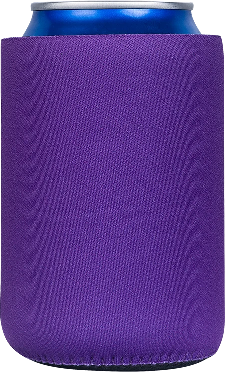 Purple Пенистый материал Koozies полный Цвет может охладитель для свадьбы, годовщины, дня рождения праздник веселый вечерние персонализировать подарки - Цвет: Purple