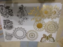 Diario Vintage decorativo, 60 hojas/paquete, diario dorado, Calaveras, flores, pegatinas de plantas, álbum de recortes, papelería de escamas