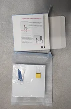 UBARO-Interruptor táctil con Panel de cristal blanco, pulsador estándar europeo de luz Ac230v, 1 Banda, Control único, lámpara de pared