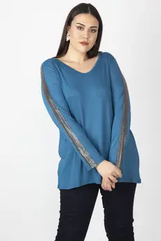 

Sans Textile Women 'S Green Handle Sim Detailed Bluz 65 N16103