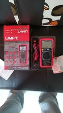 UNI-T-multímetro Digital UNI T, valores eficaces verdaderos UT890C UT890D + rango Manual AC DC, probador de temperatura de capacitancia, retroiluminación