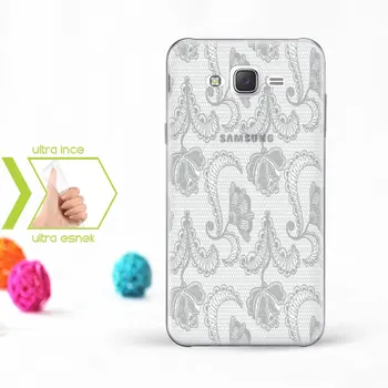 

Personalized Custom Samsung Galaxy J7 Slim Clear Silicone Phone Cover (Lace Temalı-8)