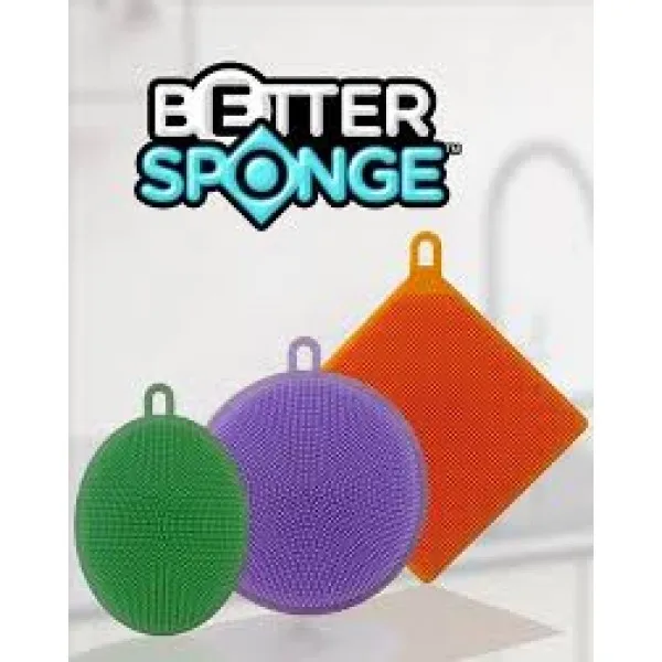 Силиконовые губки для мытья посуды better sponge