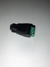 Conectores hembra de corriente continua, adaptador de fuente de alimentación de 5,5x2,1mm, conector para tira de luces Led, 3528, 5050, 5630, 5730, 5 uds.