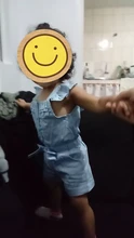 Kids Girls Rompers Jeans Jumpsuits Clothing Cotton Denim Sleeveless 0-5year Bow Washed