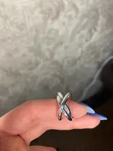 Tamaño 5-10 hermoso regalo de San Valentín joyería de anillo de plata de 3 círculo caliente lindo bastante de boda de moda de color de plata mujer