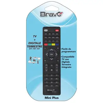 

Remote control Univ. Tv + dtt + coverBRAVO7.15