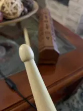 Baquetas profesionales de madera de nogal 5A, instrumento Musical de tambor 7A, un par