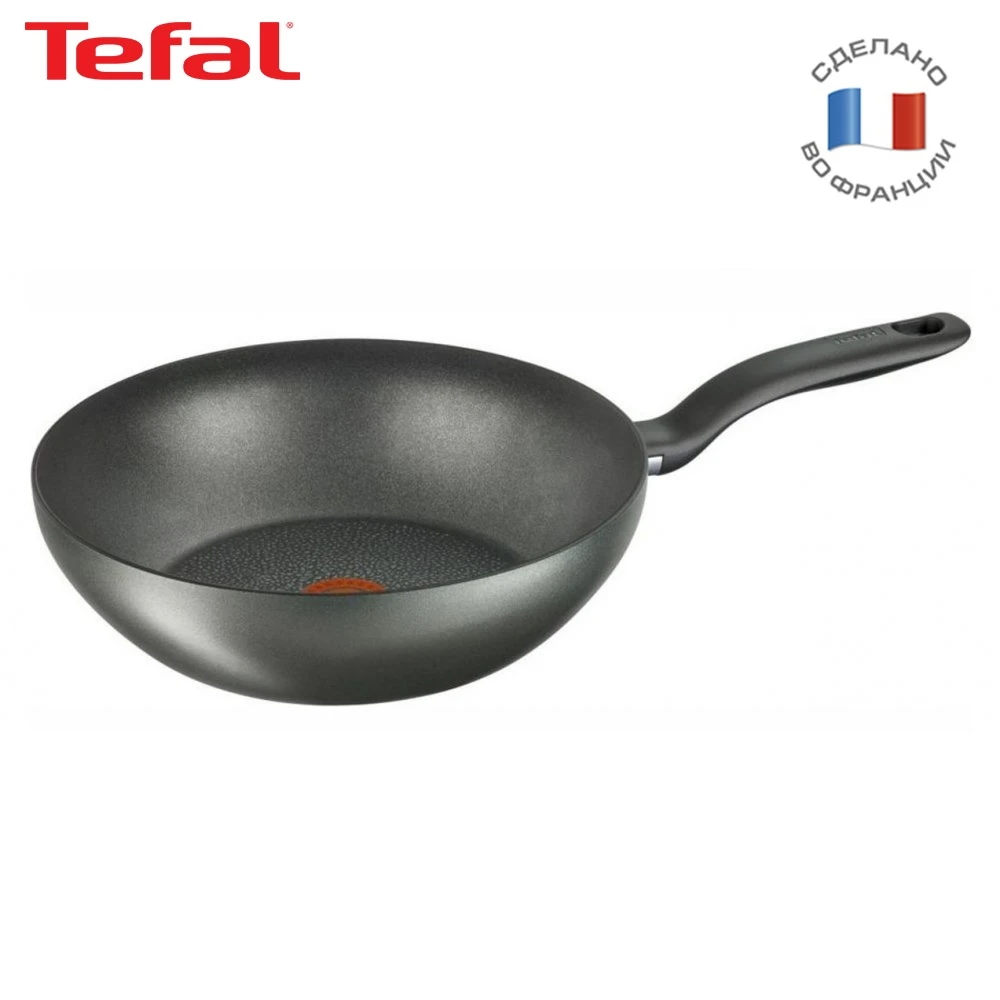 Frying Pan Wok Tefal Hard Titanium + C6921902 frying pan kitchen utensils cooking dishes for the non-stick coating | Дом и сад