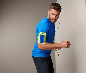 

Neon Yellow Smart Phone Sports Arm Band,For jogging, walking and cycling,Suitable for touch screen, Waterproof
