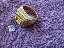 De Lujo hombre mujer de color plata Punk dorado HipHop de cristal cuadrado Octágono anillo de circón para los hombres y las mujeres joyería para fiesta y boda