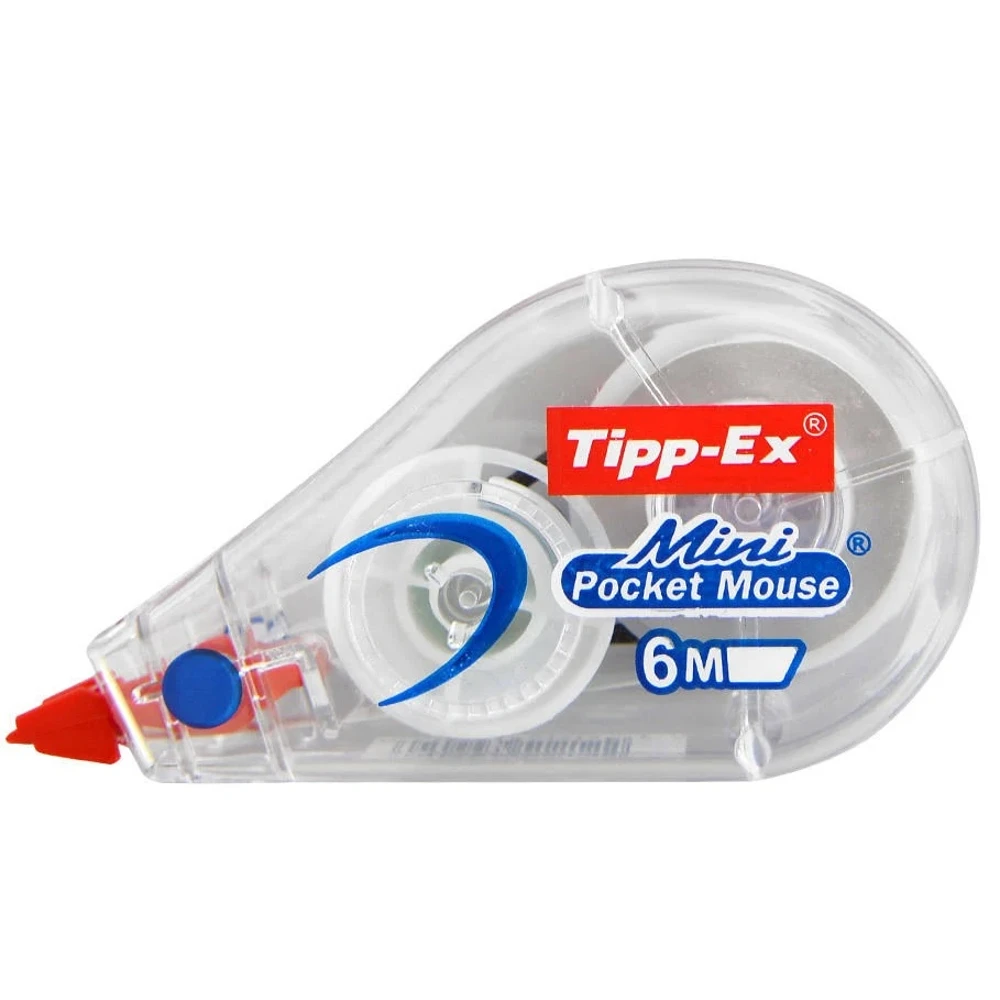 Tipp-Ex Correction Tape 5mm Box Of 10 6 Meter Length Best Corrector  Solution Tear-resistant Film Mini Pocket Mouse Office Eraser