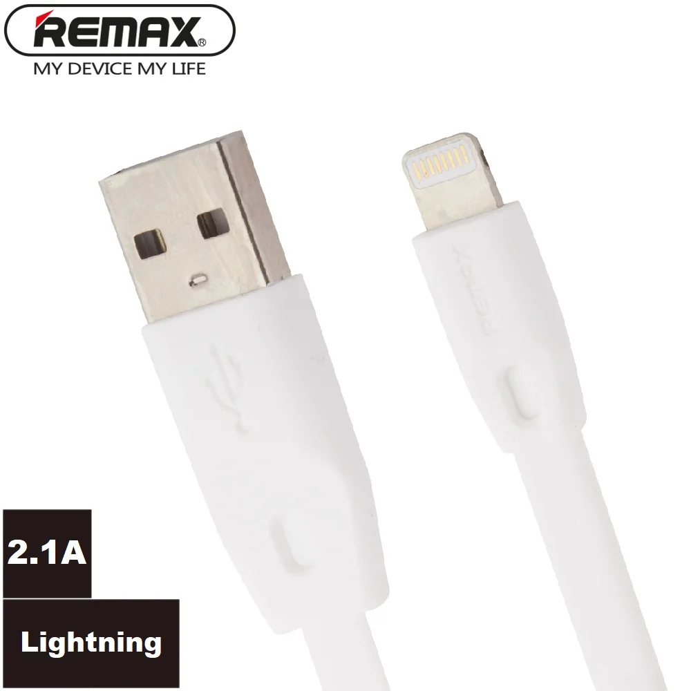 USB кабель REMAX Full Speed Series 1M Cable RC-001i Apple Lightning 8 pin (белый) | Мобильные телефоны и
