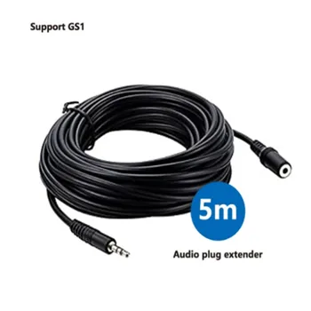 

UbiBot external probe extender-audio plug 5 meters