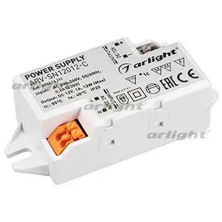 

020426(1) power supply arv-sn12012-c (12V, 1A, 12W)-1 pc Arlight