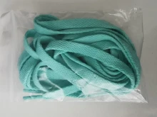 Cordones para niños, zapatillas de baloncesto AF1 planas de 8mm, color blanco grueso, accesorios para zapatillas, 60/100/120/140, 1 par