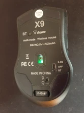 Ratón inalámbrico Bluetooth 4,0 + 2,4 Ghz, recargable, modo Dual, 2400DPI, óptico, para juegos, para PC y portátil