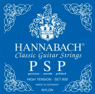 

850ht blue PSP string kit for classical guitar nylon/silver plated hannabach