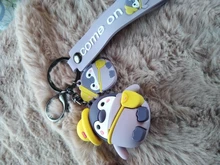 LLavero de muñeco de pingüino bonito de dibujos animados creativo coche personalizado llavero exquisito llavero correa de mano bolso adornos para el móvil