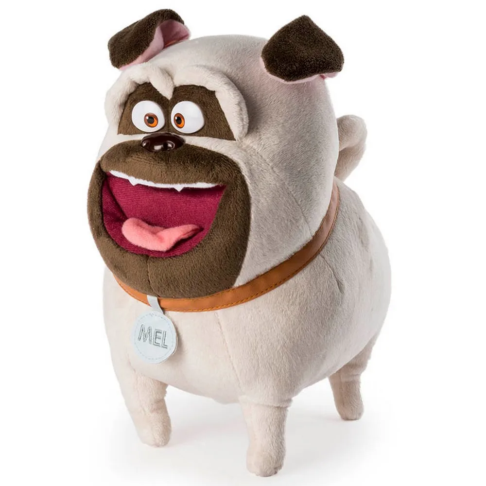 Мягкая игрушка The Secret Life of Pets Мопс Мэл говорящий - Цвет: Белый
