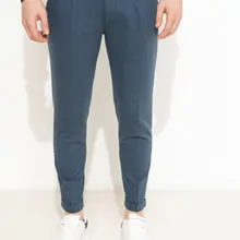 Дефакто Мода Чистый цвет молния мужские брюки тонкие повседневные мужские брюки классический стиль брюки для мужчин-H4297AZ17WN