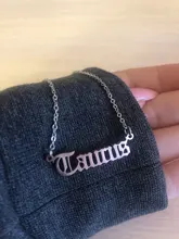 Collar con colgante para niños y mujeres, Gargantilla de 12 Constelaciones, horóscopo, estrella, signo del zodiaco, Aries, Leo, 12, regalo de Navidad