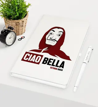 

Personalized La Casa De Papel White Notebook Pen Set-17