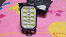 Portable LED Flashlight Power-Display Magnet-Design Camping Lantern Waterproof COB 