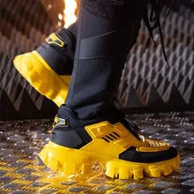 Прохладный Thunder со вставками мужские кроссовки; на платформе; на толстом каблуке; спортивная обувь