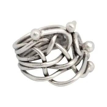 

Ring women's oversized tangled nails (53292)