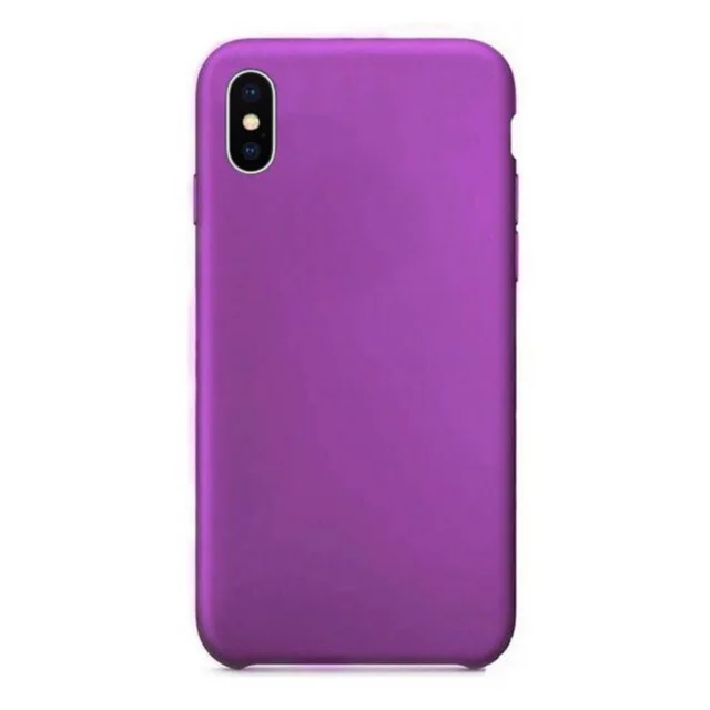 Silicon case for 5/5S/6/7/8/X/xs/xr/11/11pro12/12pro/12 Pro Max Purple